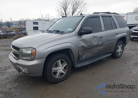 2006 Chevrolet Trailblazer Lt из США, поврежденный, VIN 1GNDT13S962282770